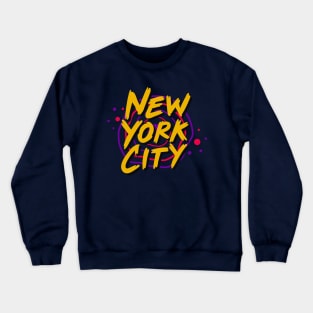 New York city modern letters Crewneck Sweatshirt